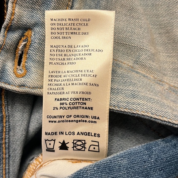 ORO Los Angeles Mecanico Denim Size 30. - Picture 8 of 9
